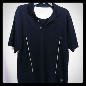 Men's Callaway golf blue polo shirt
